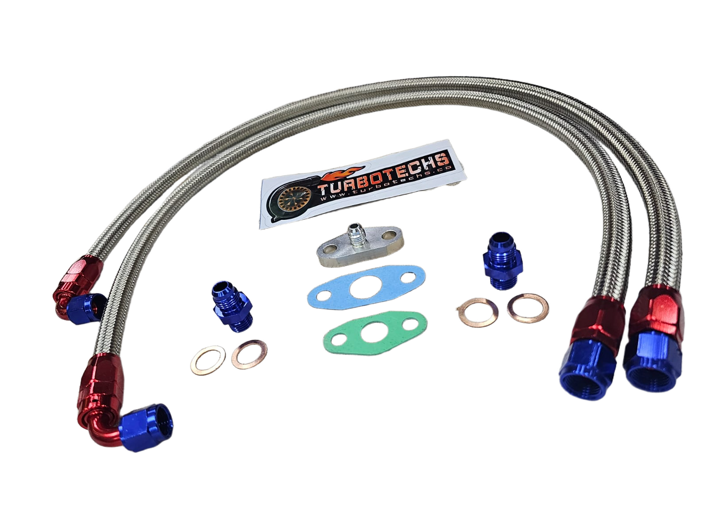 TURBOTECHS Oil Drain Flange Kits for PTX35 PTG Small Frame Turbos