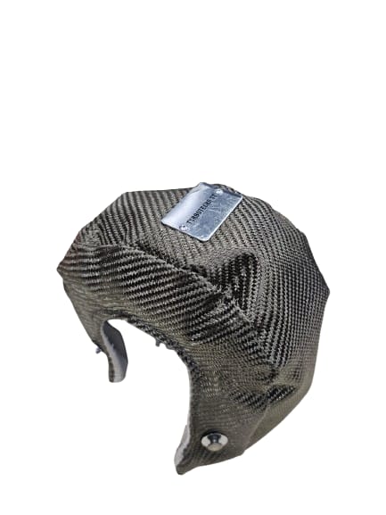 TT-TB-T3-TURBOTECHS T3 TITANIUM LAVA FIBER TURBO BLANKET HEAT SHIELD BARRIER COVER WRAP