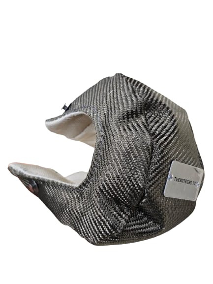 TT-TB-T3-TURBOTECHS T3 TITANIUM LAVA FIBER TURBO BLANKET HEAT SHIELD BARRIER COVER WRAP