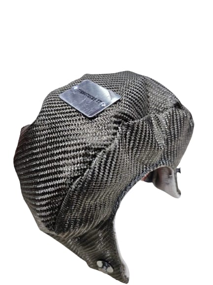 TT-TB-T3-TURBOTECHS T3 TITANIUM LAVA FIBER TURBO BLANKET HEAT SHIELD BARRIER COVER WRAP