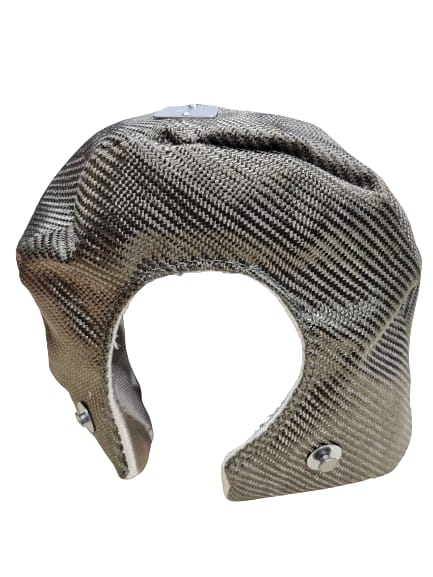 TT-TB-T4-TURBOTECHS T4 TITANIUM LAVA FIBER TURBO BLANKET HEAT SHIELD BARRIER COVER WRAP