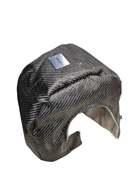 TT-TB-T6-TURBOTECHS T6 TITANIUM LAVA FIBER TURBO BLANKET HEAT SHIELD BARRIER COVER WRAP